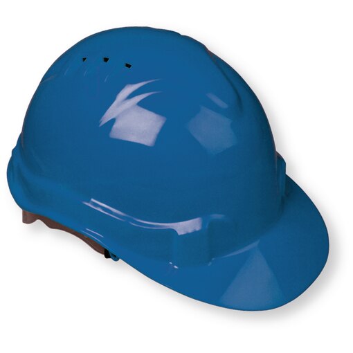 Capacete de protecção azul